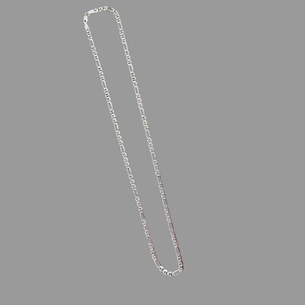 Figaro-Mariner chain Sterling Silver 925 24”