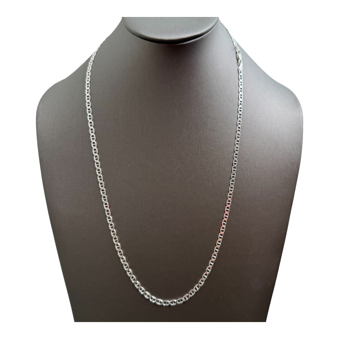 Chain Mariner Sterling Silver 925 24”