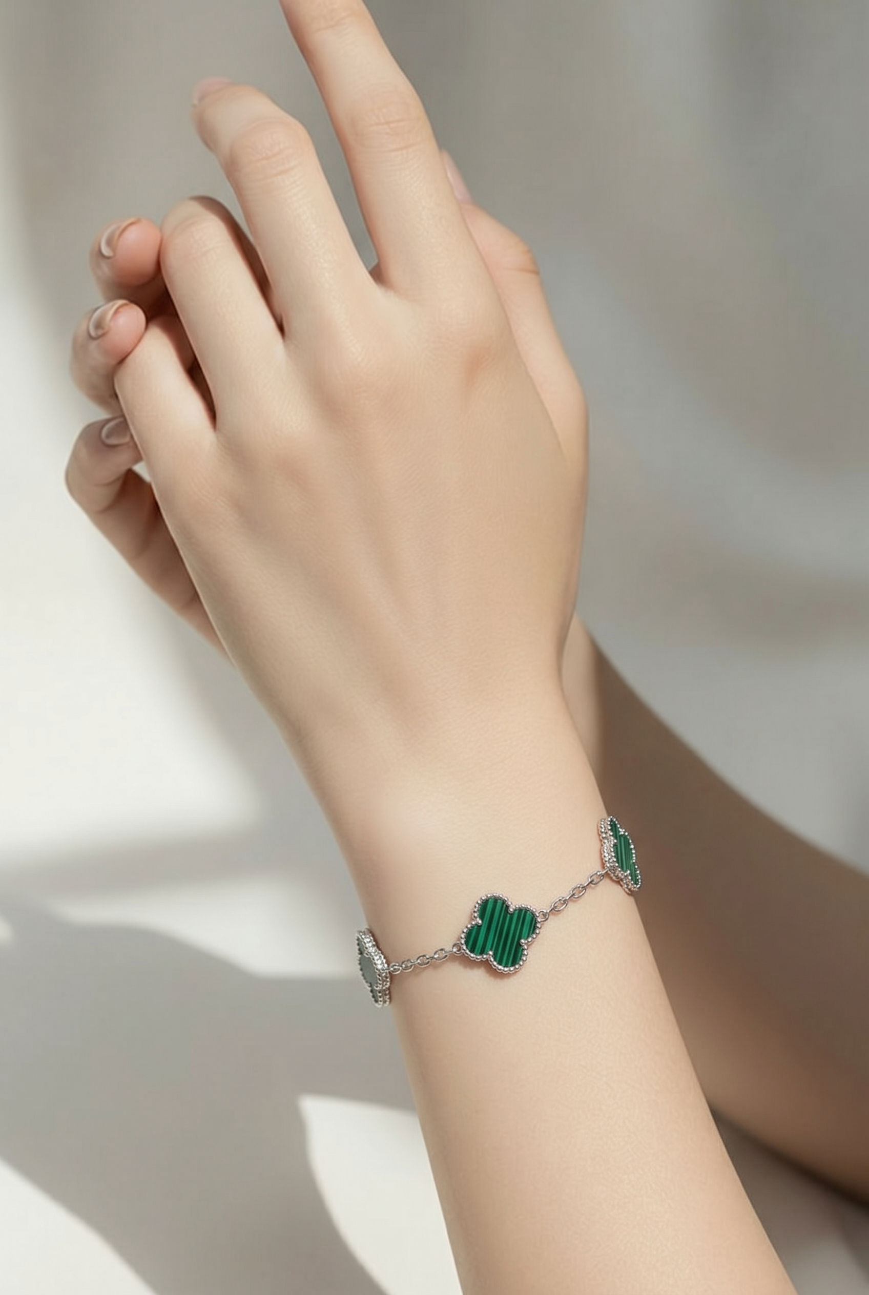 Flower bracelet Sterling Silver 925