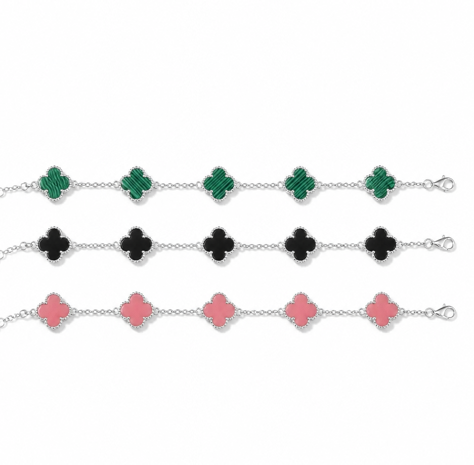 Flower bracelet Sterling Silver 925
