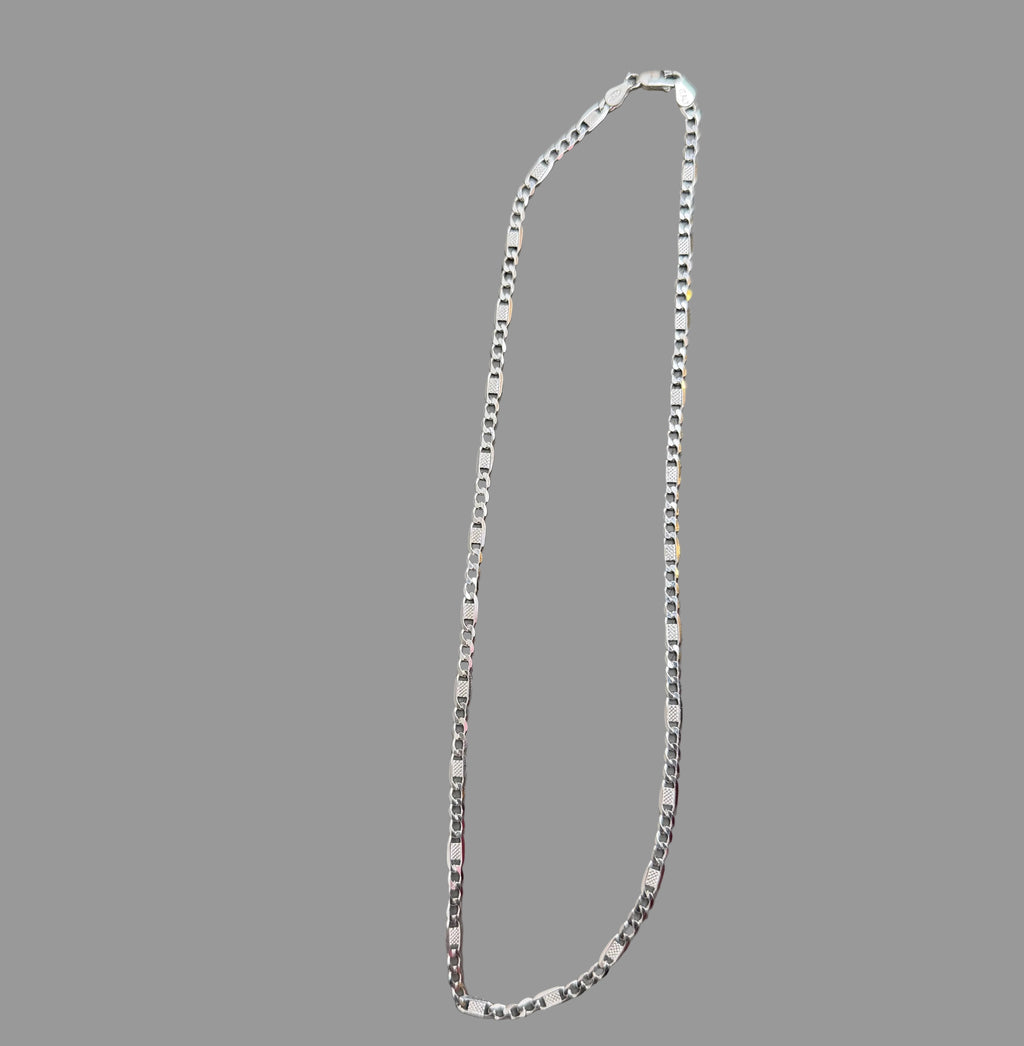 Chain Vale 3+1 925 Sterling Silver 16”