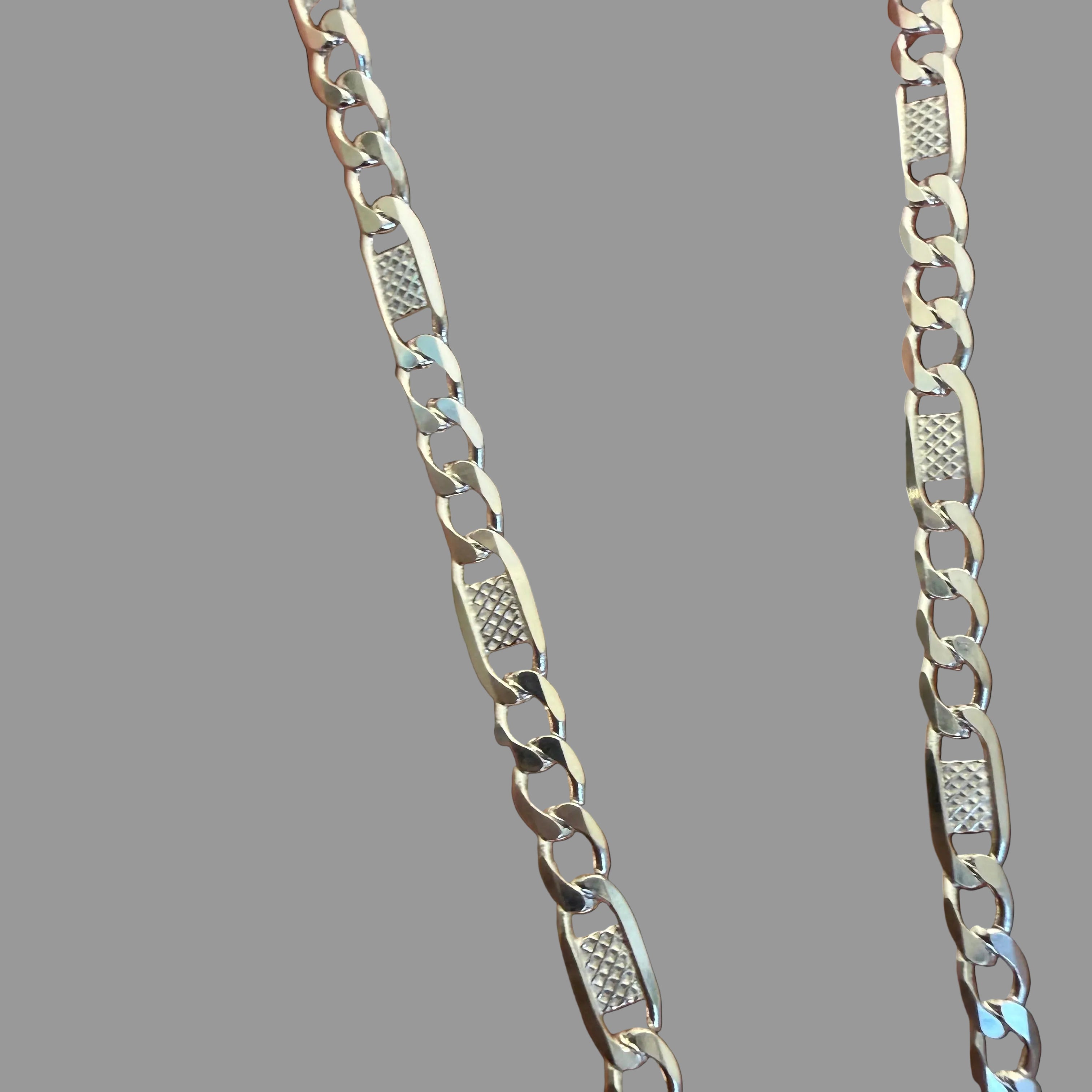 Chain Vale 3+1 925 Sterling Silver 16”