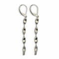 Twisted earrings sterling silver 925