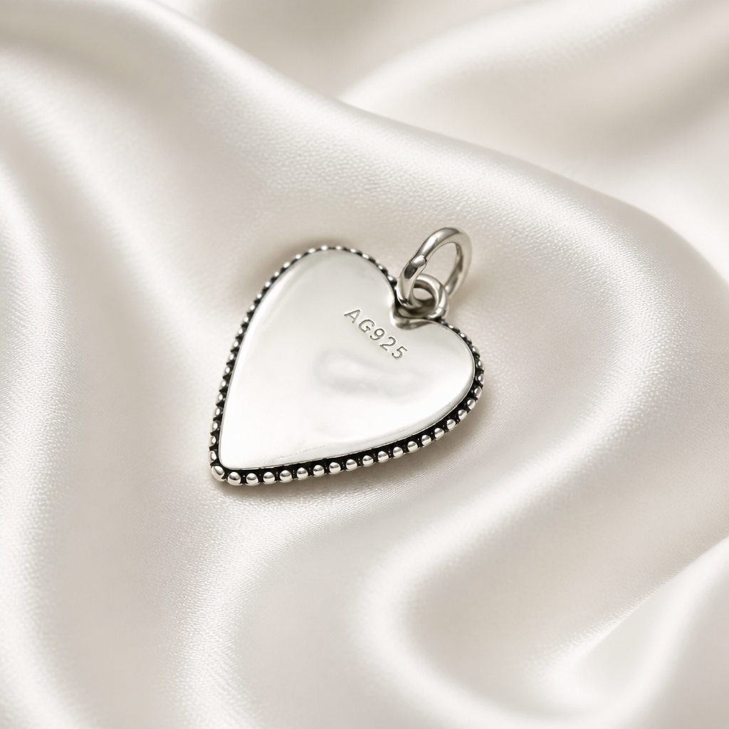 Honduras and USA flag charm-pendant Sterling Silver 925