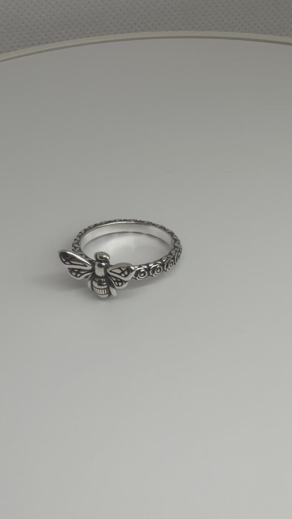 Silver 925 bee ring
