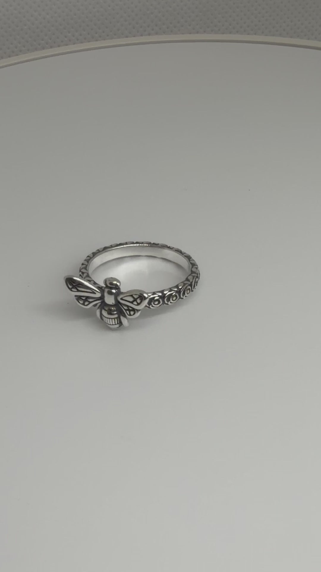Silver 925 bee ring